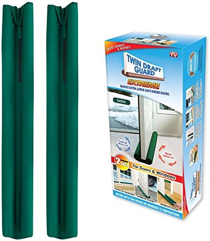 Twin Draft Guard Extreme Set of 2 Green Insulator