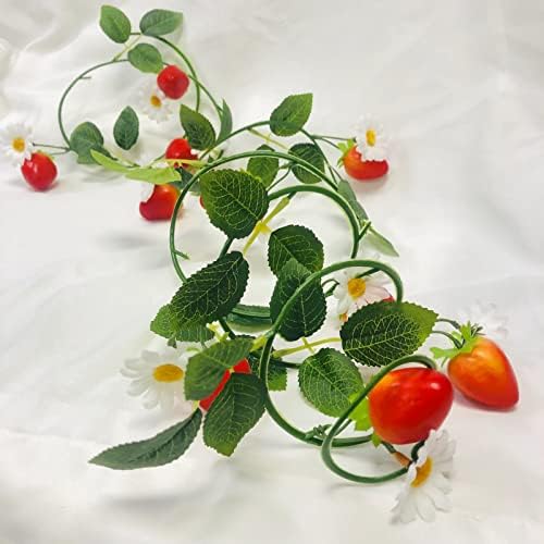 Artificial Strawberry Flower Vine Garland Wedding Decor