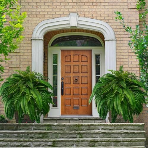 DACHUI 48 Inch Artificial Boston Fern Bush 88 Branches