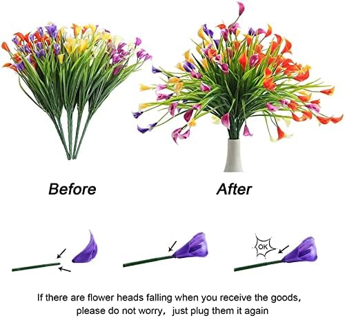 GaRcan Artificial Calla Lily Flowers for Home Garden Decoration