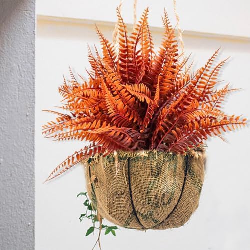 FineInno 12 Pcs Artificial Boston Ferns for Garden Decor