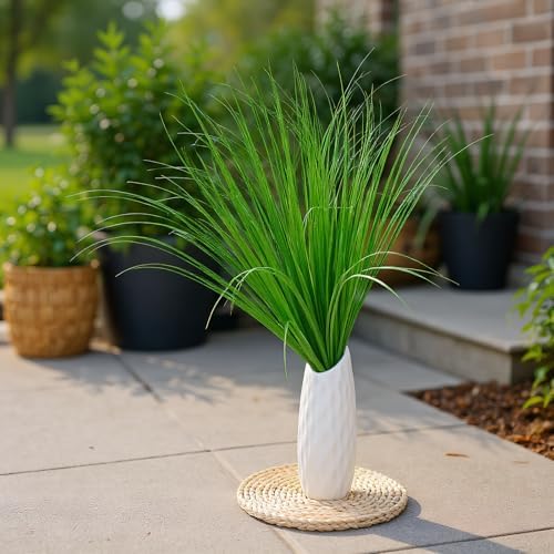 20Pcs Artificial Grass Fake Grass Artificial Shrub Plants 1