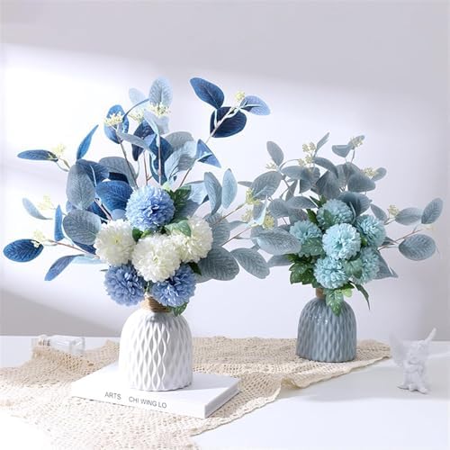 Artificial Flowers Silk White Bridal Wedding Anemone Bouquet Home Decor