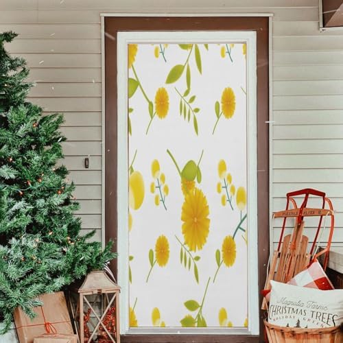 Susiyo Cute Halloween Door Cover with Stretch Fabric 32x79 in