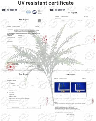Alyptus UV Resistant Artificial Ferns 16 Bundles
