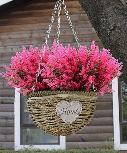 16 Bundles Artificial Lavender Flowers for Outdoor Decor