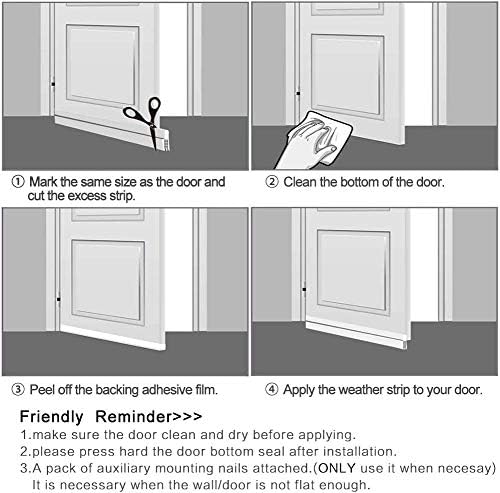 Sysmie Door Draft Stopper - 3-25 W x 39 L Brown
