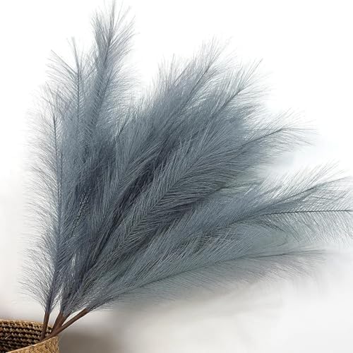 Artificial Pampas Grass Decor 3 Pcs Light Purple 90cm