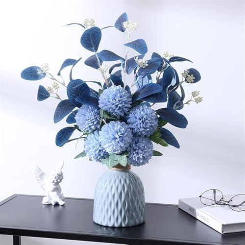 Artificial Flowers Silk White Bridal Wedding Anemone Bouquet Home Decor