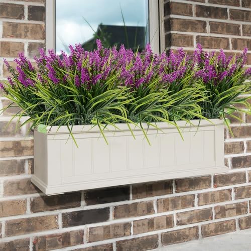 HANDIC 4pcs Artificial Plants Outdoor Decor Set