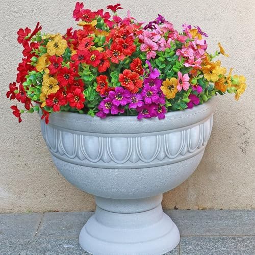 12 Bundle Artificial Flowers for Outdoor Decoration 1