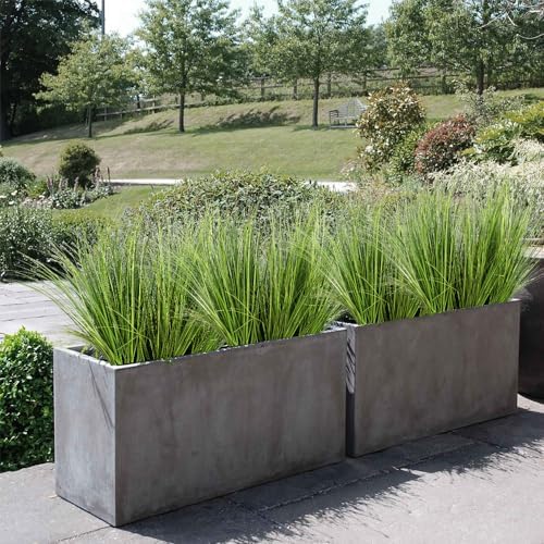Melorca And Guilla 6PCS 255 Inch Fake Tall Onion Grass Artificial Plants