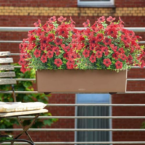 NOV FIRE 8 Bundle Artificial Flowers for Outdoor