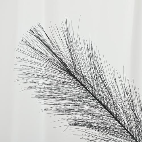 U-LIAN 36PCS Black Faux Pampas Grass Decor