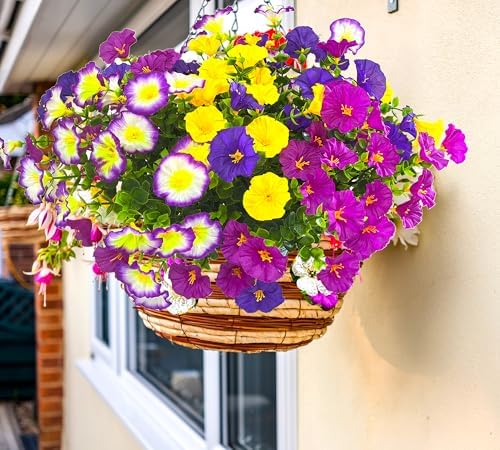 TSTWETO Artificial Flowers for Outdoors 12 Bundles UV Resistant
