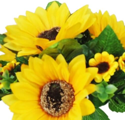 XL Boom Artificial Sunflower Bouquet with 7 Heads