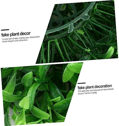 Artificial Grass Ball Pendant Lightweight Decor for Ceiling