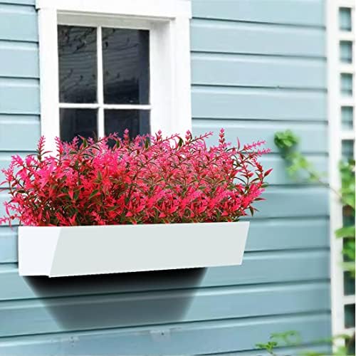 16 Bundles Artificial Lavender Flowers for Outdoor Decor
