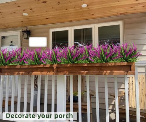 RECUTMS Artificial Ferns Plant Decor for Home Garden Wedding