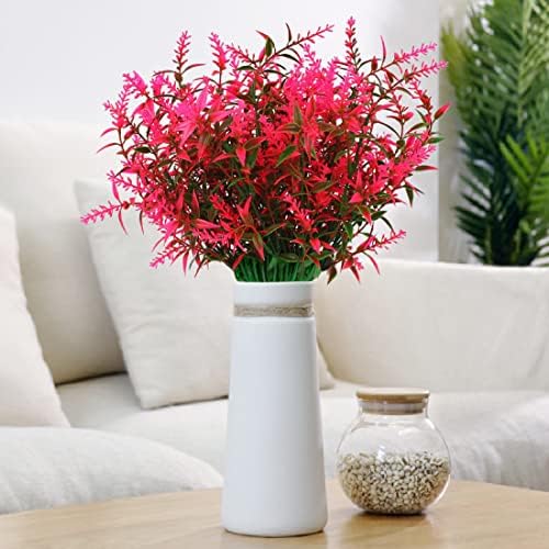 16 Bundles Artificial Lavender Flowers for Outdoor Decor