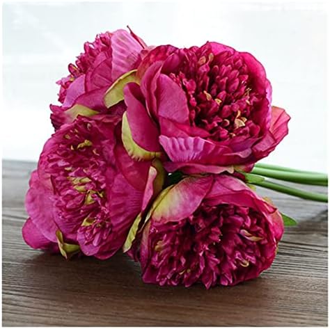 GaRcan Artificial Flowers with Pots 5pcs Wedding Decor Set