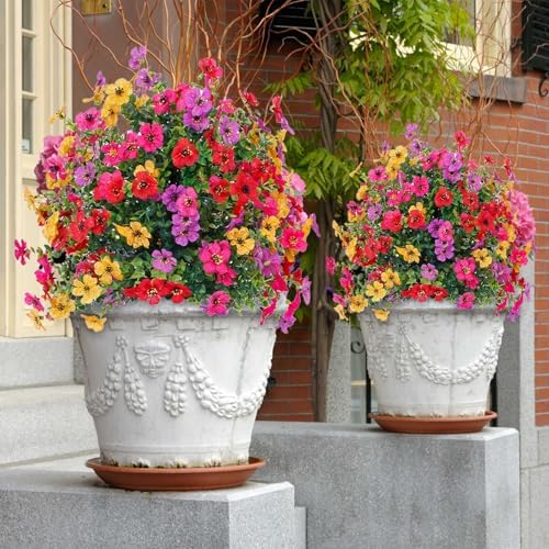 Lovskoo Artificial Flowers for Outdoor Decor