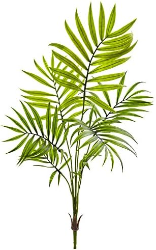 Nearly Natural Mini Areca Palm Artificial Bush Set of 6