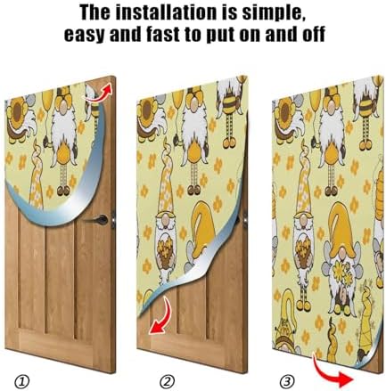 Susiyo Garden Honeybee Gnome Door Cover