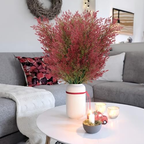 RECUTMS 6 Pack Artificial Pine Branches for Christmas Decor