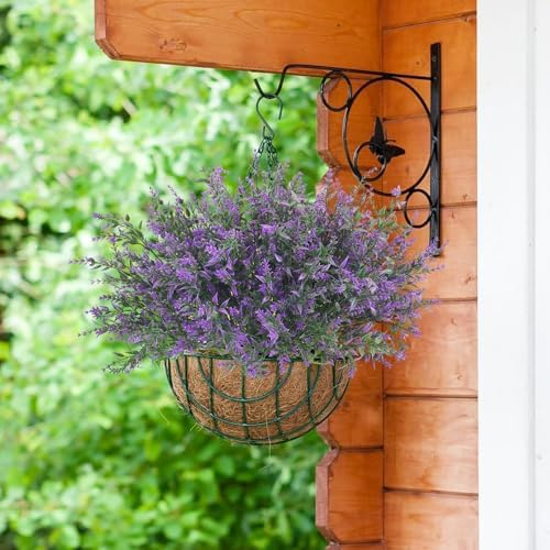42 Pcs UV Resistant Artificial Lavender Flowers