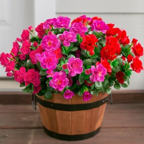 Ivydale Artificial Camellia Flowers 3 Bundles UV Resistant