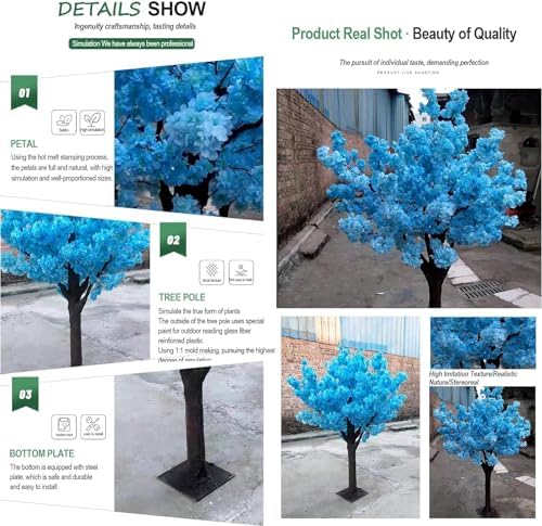 QIUPAI Artificial Cherry Blossom Tree 1x08m