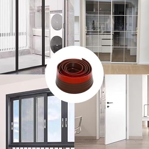 39 Inch Door Draft Stopper for Bottom of Door Brown