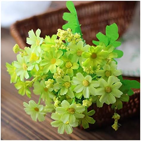 GaRcan Artificial Flowers Bouquet 7 Branch 28 Heads Wedding Decor