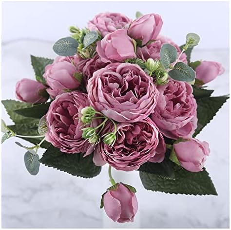 GaRcan 30cm Silk Peony Artificial Flowers Bouquet