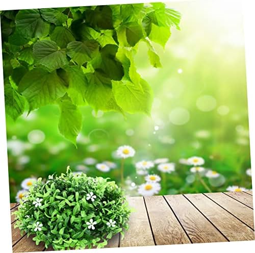 Artificial Grass Ball Pendant Lightweight Decor for Ceiling