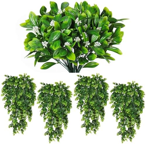 RECUTMS Artificial Plants with 50 Twigs for Home Decor