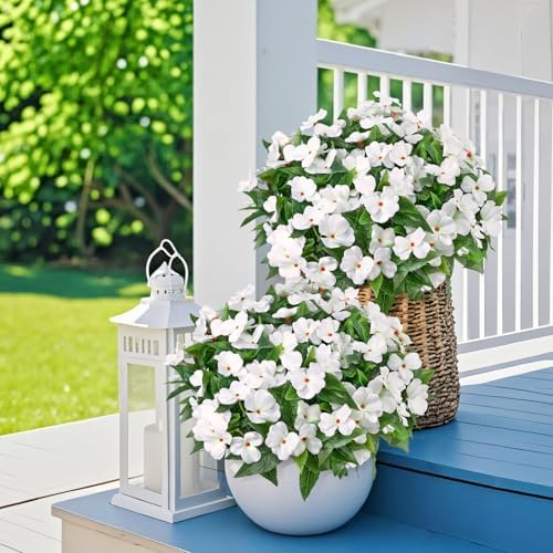 5 Pcs Artificial Flowers for Outdoor Decorations