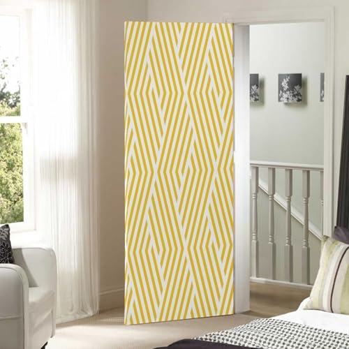 Susiyo Abstract Geometric Halloween Door Cover 32x79 in
