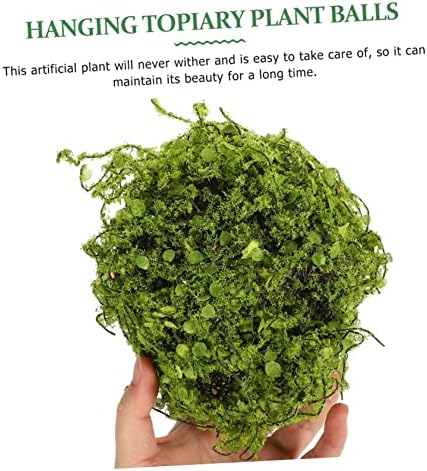 ERINGOGO Artificial Plant Balls 3pcs Hanging Topiary Decor