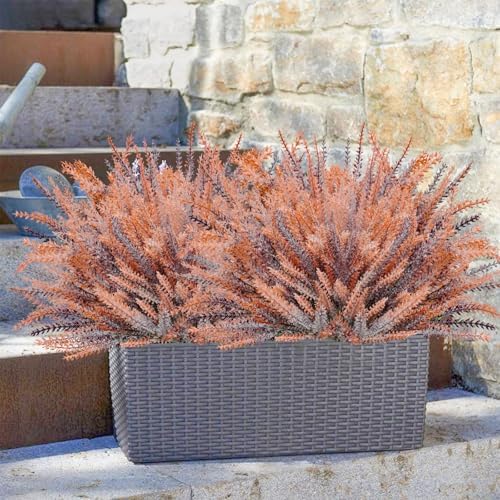Agusbagli 72 Bundle Artificial Fall Flowers Outdoor Decor