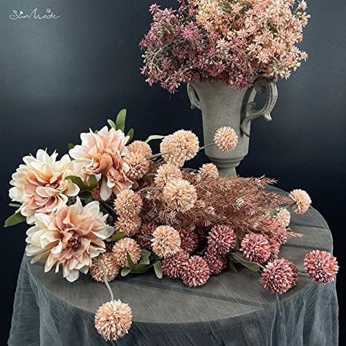 GaRcan Artificial Dandelion Flower Ball with Pot