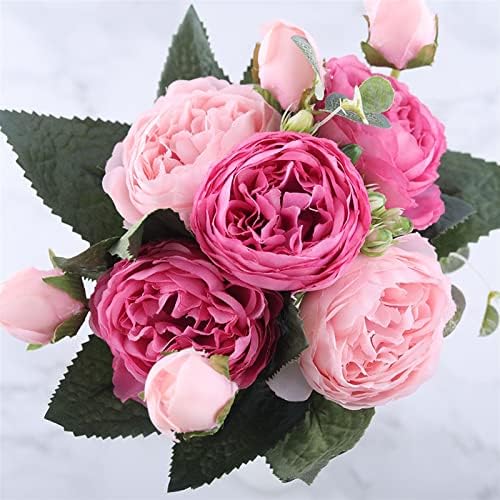 GaRcan 30cm Silk Peony Artificial Flowers Bouquet