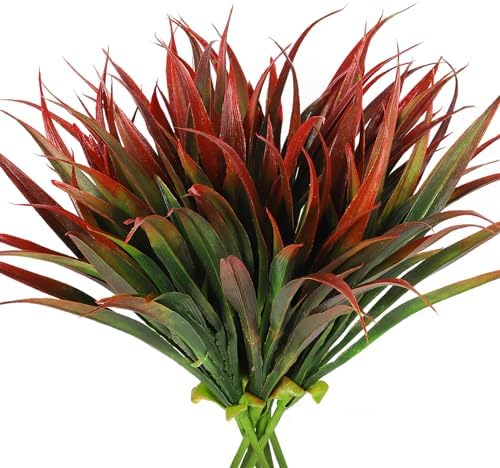RECUTMS 12 Bundles Artificial Flowers UV Resistant