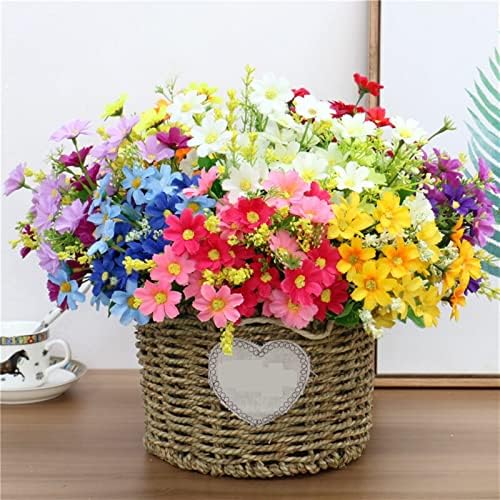 GaRcan Artificial Flowers Bouquet 7 Branch 28 Heads Wedding Decor
