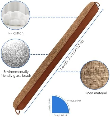 36 Inch Triangular Draft Stopper with Handle