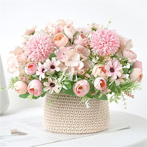 GaRcan Artificial Flowers with Pots 1pc Mixed Set