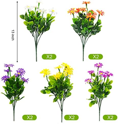 Artificial Flowers for Outdoor Front Porch Decor