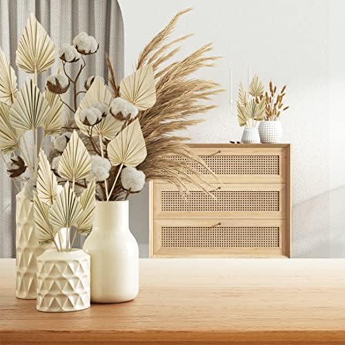 Cenkaiyang 40 Pcs Boho Dried Palm Spears Leaves Decor