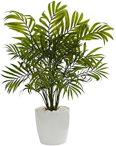 Nearly Natural 195in White Palms Artificial Plant Set of 2